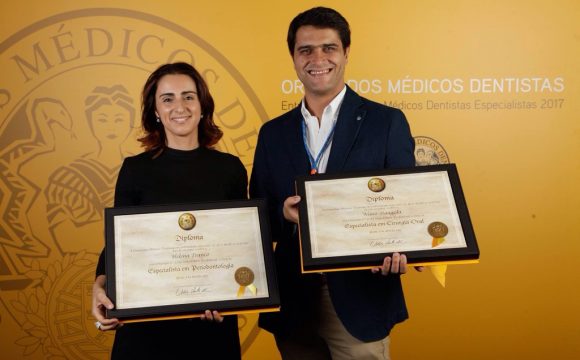Helena Franco e Nuno Bangola recebem titulo da especialidade